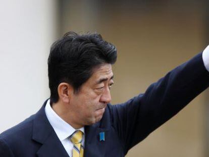 El ex primer ministro y actual candidato del Partido Liberal Democr&aacute;tico,  Shinzo Abe.  