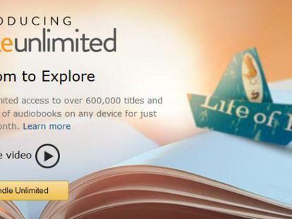 Amazon prepara Kindle Unlimited, su "tarifa plana" de libros