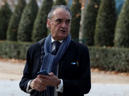El exbanquero Mario Conde, en Madrid en enero de 2017.