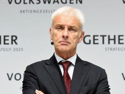 El consejero delegado de VW, Mathias Mueller