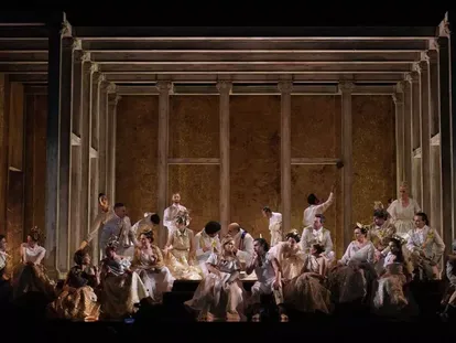 Un momento de la ópera 'Don Gil de Alcalá'.