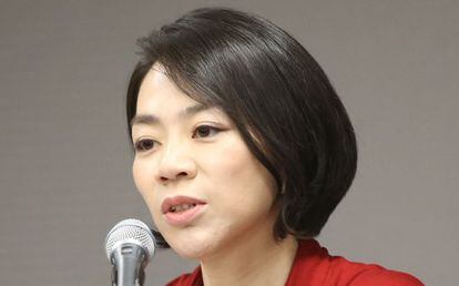 Cho Hyun-ah, vicepresidenta de la compa&ntilde;&iacute;a a&eacute;rea Korean Air