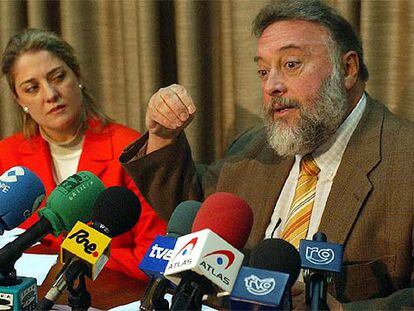 Enrique López Veiga, durante la presentación de su manifiesto "para la regeneración del PPdeG".