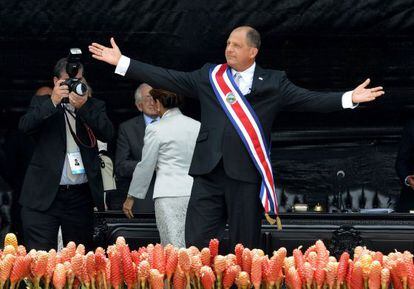 Luis Guillermo Sol&iacute;s, presidente de Costa Rica