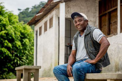 Zé Rodrigues en el quilombo Ivaporunduba, cerca de Eldorado.