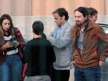 Pablo Iglesias llega a la prisión de Lledoners para reunirse con Junqueras / En vídeo, declaraciones de Pablo Iglesias