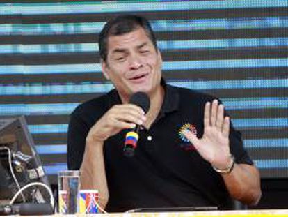 En la imagen, el presidente ecuatoriano, Rafael Correa. EFE/Archivo