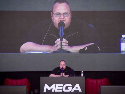 El fundador de Megaupload, Kim Dotcom.