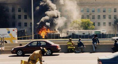 Imagen del ataque contra el Pentágono el 11-S de 2001, difundida recientemente por el FBI.