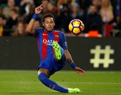 Neymar, en un momento del partido.