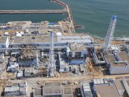 Imagen a&eacute;rea de la planta de Fukushima.
 
 EDITOR&#039;S NOTE: NO SALES. EDITORIAL USE ONLY.