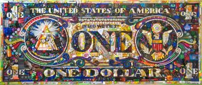 'One dollar', by the Argentine artist Elisa Insúa.