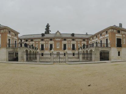 Exterior de la Casa del Labrador, en Aranjuez (Madrid), en febrero de 2021.