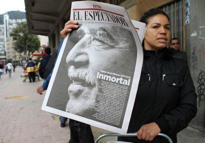 El periódico colombiano 'El Espectador' dedica su portada Gabriel García Márquez.