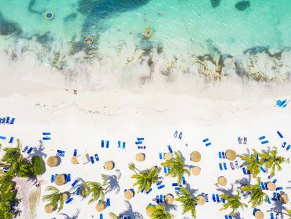 Playa en Antigua y Barbuda.