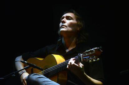 El guitarrista Vicente Amigo, durante su actuación.