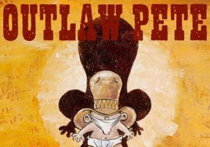 Portada del libro de cuentos infantiles 'Outlaw Pete'.