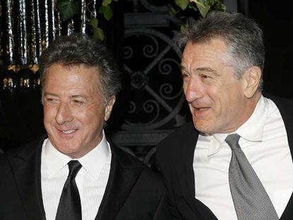 Robert de Niro y Dustin Hoffman