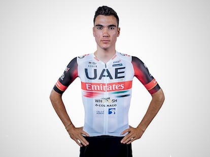 Juan Ayuso, ciclista del UAE.