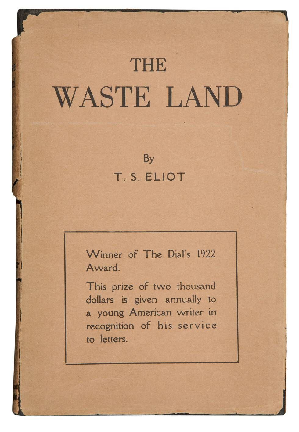 Primera edició original de 'The Waste Land' ('La terra erma', en català), del 1922.
