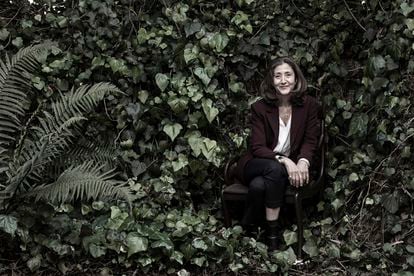 Ingrid Betancourt, photographed this Wednesday in Bogotá after announcing that she is running for the presidential elections.