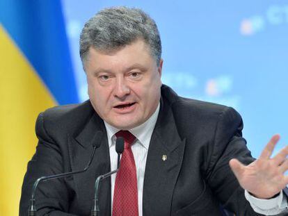 El presidente ucranio, Petr&oacute; Poroshenko, este jueves en Kiev. 