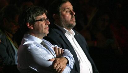 Puigdemont i Junqueras, a Tarragona.