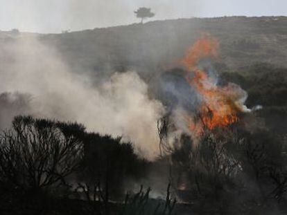 Centenares de profesionales intentan controlar el avance de los fuegos