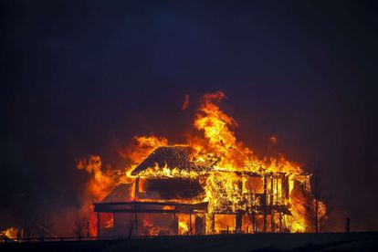 Fire in Colorado (United States), last December.