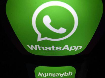 El logo de WhatsApp
