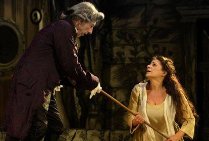 Cecilia Bartoli y Carlos Chausson, durante la representación de ‘La cenerantola’ en 2017 en la Ópera de Montecarlo.