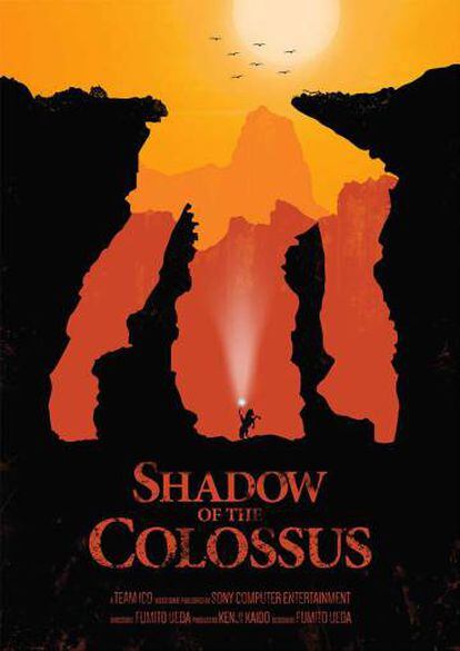 Póster del videojuego 'Shadow of the colossus'.