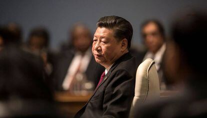 Xi Jinping, durante la cumbre de los BRICS.
