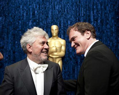 Pedro Almodovar and Quentin Tarantino