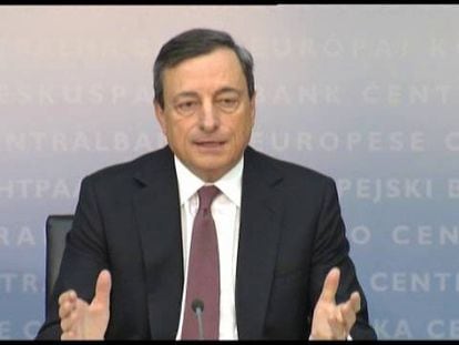 Draghi vigilará el efecto de la fortaleza del euro en la recuperación