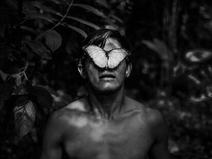Mariposario en Padre Cocha en el Rio Nanay, Iquitos 2017.