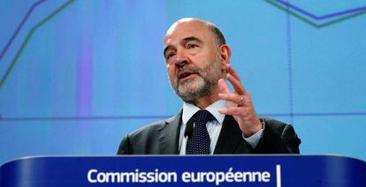 El comisario de Asuntos Econ&oacute;micos y Financieros, Pierre Moscovici, la semana pasada en Bruselas.