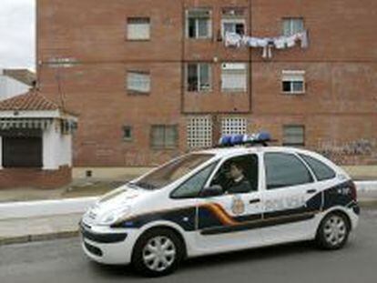Un coche de la Polic&iacute;a Nacional. 