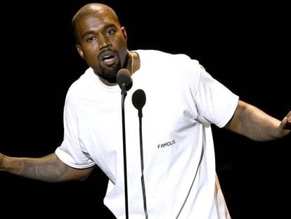 Kanye West, en los MTV Video Music Awards en 2016.