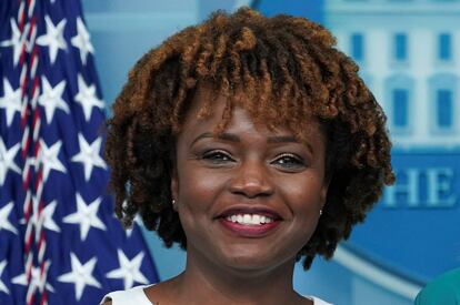 Karine Jean-Pierre, the new White House Press Secretary.