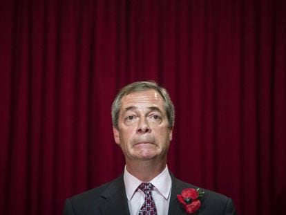 Nigel Farage, en 2014. 