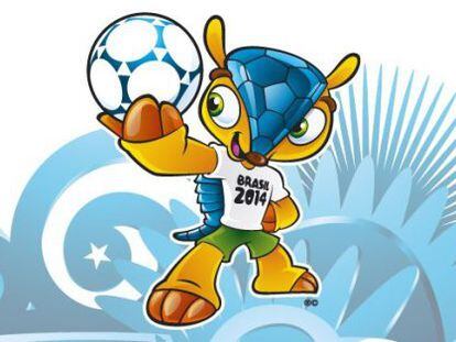 La mascota del Mundial de 2014