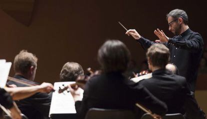 Un momento del Concierto de Navidad de la Sinfónica de Galicia.