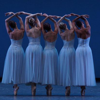 Una imagen del espectáculo del New York City Ballet en el Teatro Real de Madrid.
