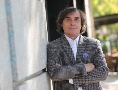 El escritor rumano Mircea Cartarescu en octubre, en Madrid.