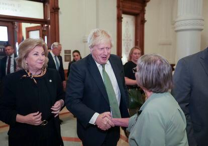 Boris Johnson visita este martes el Senado de Texas (EEUU), en la capital del estado, Austin