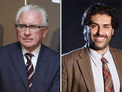 Daniel Gavela, nuevo director general de la SER, y Vicente Jiménez, director general de contenidos para las emisoras latinoamericanas de PRISA Radio.