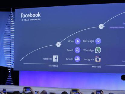 Mark Zuckerberg, CEO de Facebook, en una imagen de 2016 en una conferencia en San Francisco.