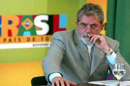 El presidente de Brasil, Luiz Inácio Lula da Silva, durante una conferencia el pasado febrero en Brasilia.