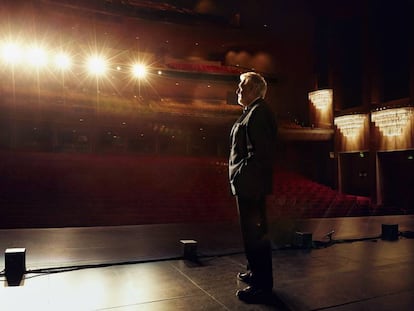 Plácido Domingo, en septiembre de 2015, en el Dorothy Chandler Pavilion de Los Ángeles.